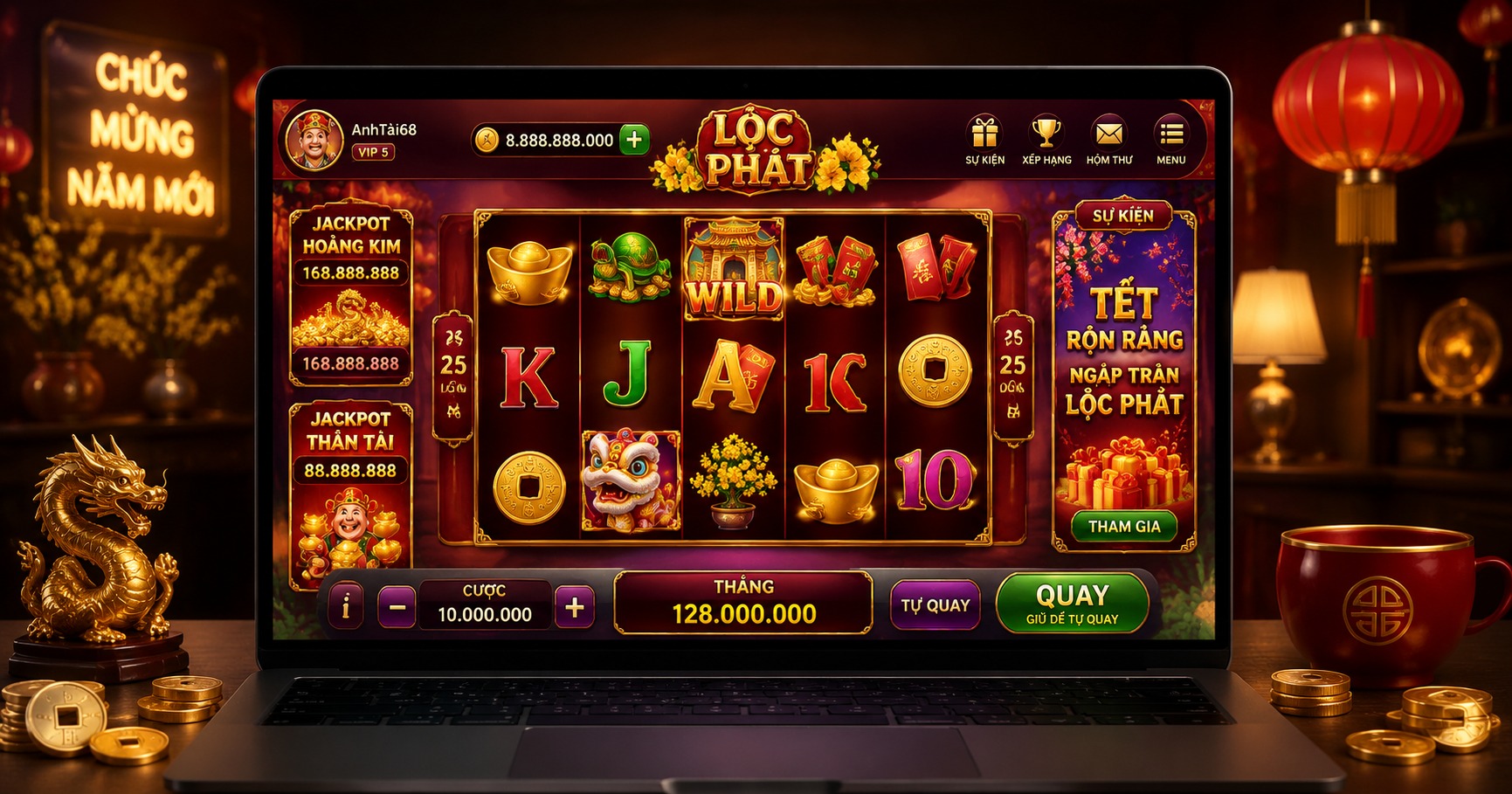 Trang nổ hũ - Địa chỉ vàng cho game thủ yêu thích slot - image 1 Trang nổ hũ - Địa chỉ vàng cho game thủ yêu thích slot - image 1