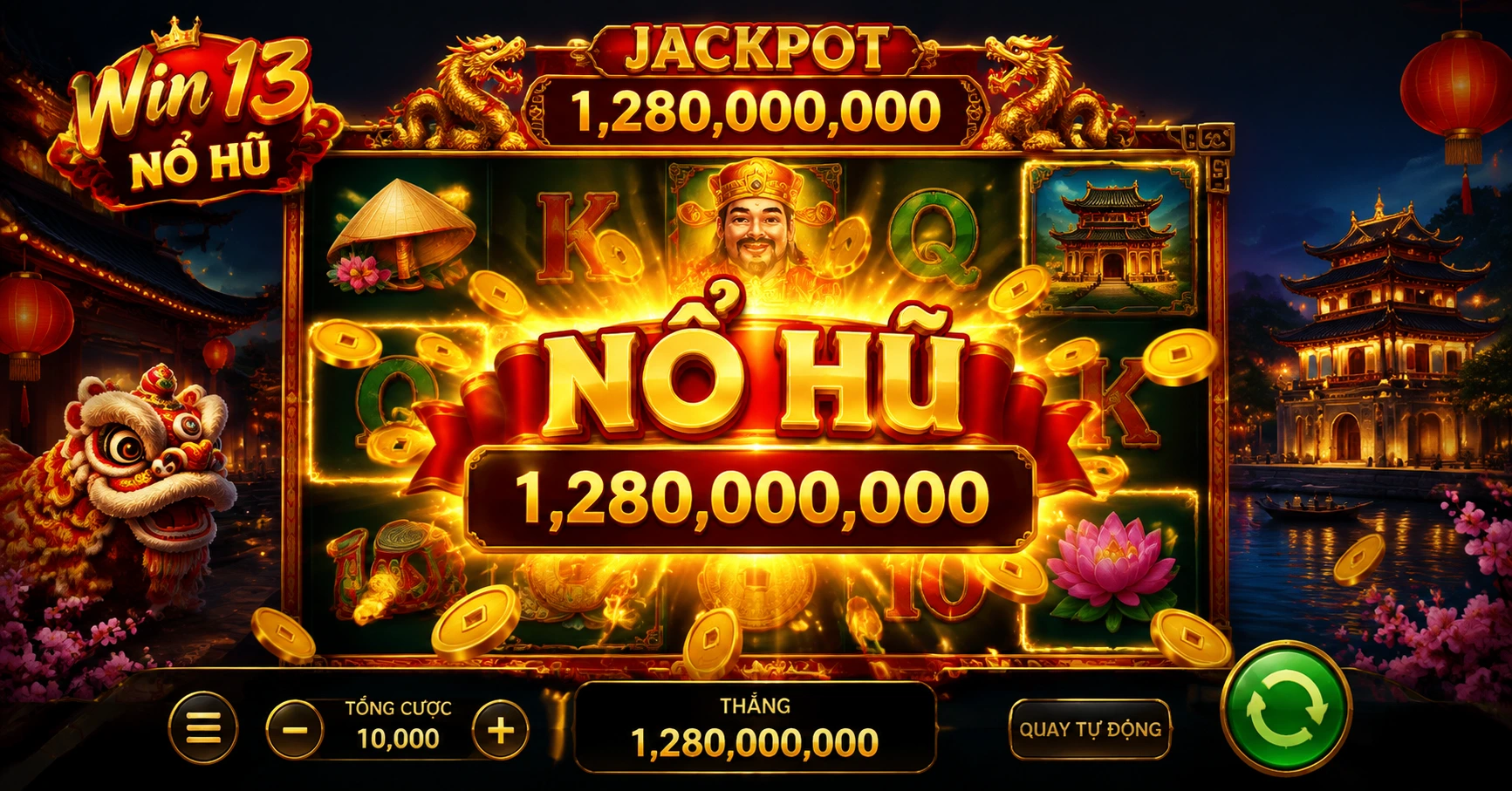 Win 13 nổ hũ - Trò chơi nổ hũ hấp dẫn thu hút người chơi Việt - image 1